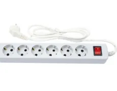 چند راهی برق 6 خانه ارتدار با کابل 5 متری پارت الکتریک کد 992 - 